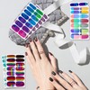 SILPECWEE Nail Wraps for Women Self Adhesive Nail Polish Stickers