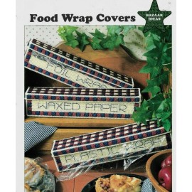 All Stars Binder NEW FOOD WRAP COVERS KITCHEN DECOR PLASTIC CANVAS PATTERN INSTRUCTIONS