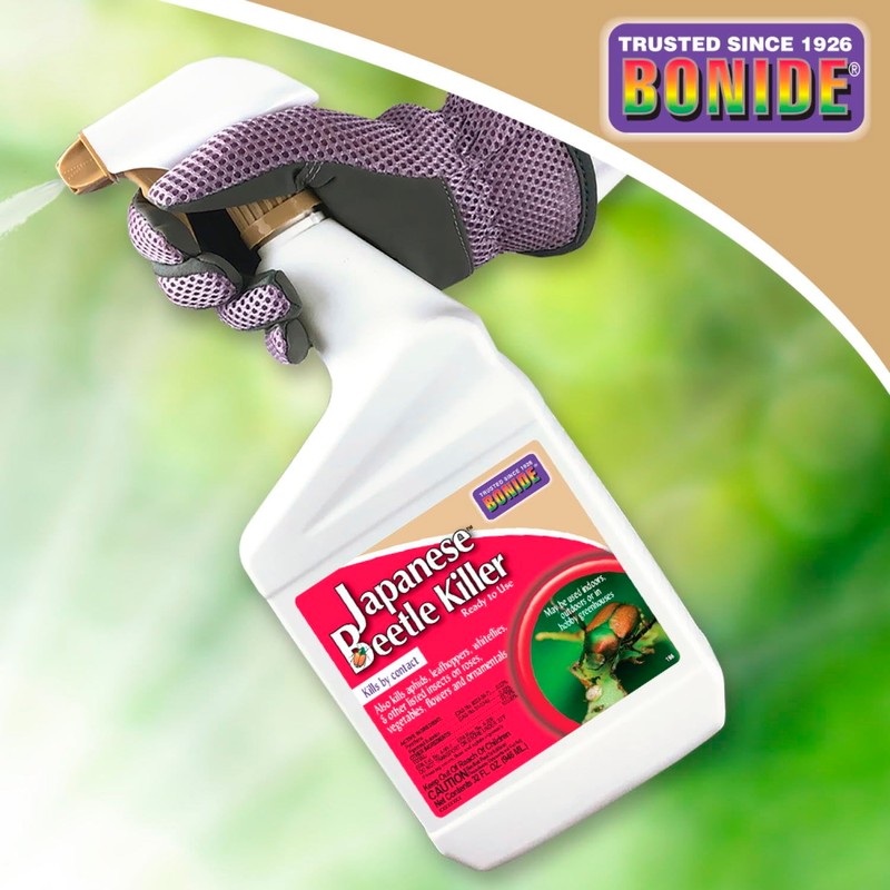 Bonide Japanese Beetle Killer Ready-to-Use Spray, 32 oz Indoor Outdoor