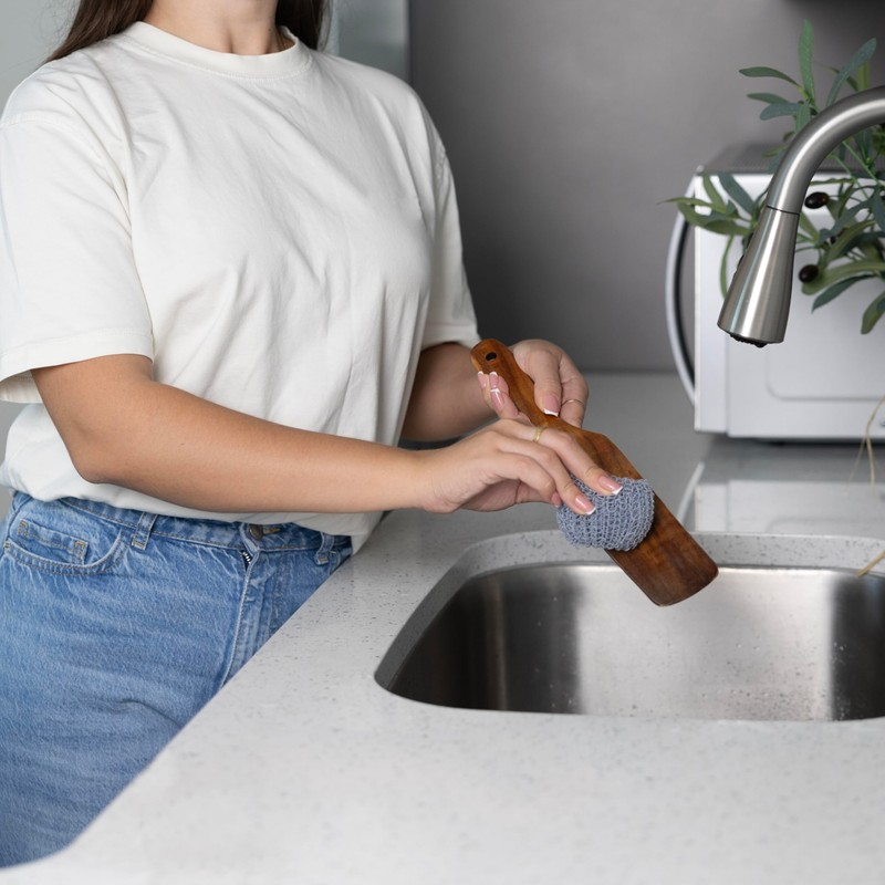 Fox Run Mesh Dish Scrubber Set, Set of 3 Multicolor