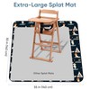 55"x55"Jumbo Thick 4-Layer Baby Splat Mat for Under High Chair,