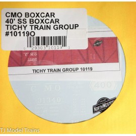 Tichy Train Group O #10119O CMO Boxcar 40' SS Boxcar (Water Slide Decal)