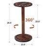 Lnmuzm 360 Degree Rotating Pool Cue Stick Holder - Floor