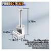 4PCS Truck Tool Box Mounting Kit, J Hook Truck Toolbox
