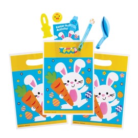 Baker Ross FX481 Easter Party Bags - Pack of 10 Easter Party Bags Multipack for Kids