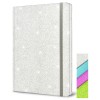 Silver Glitter Notebook Sparkle Journal for Girls A5 Hardcover Notebooks
