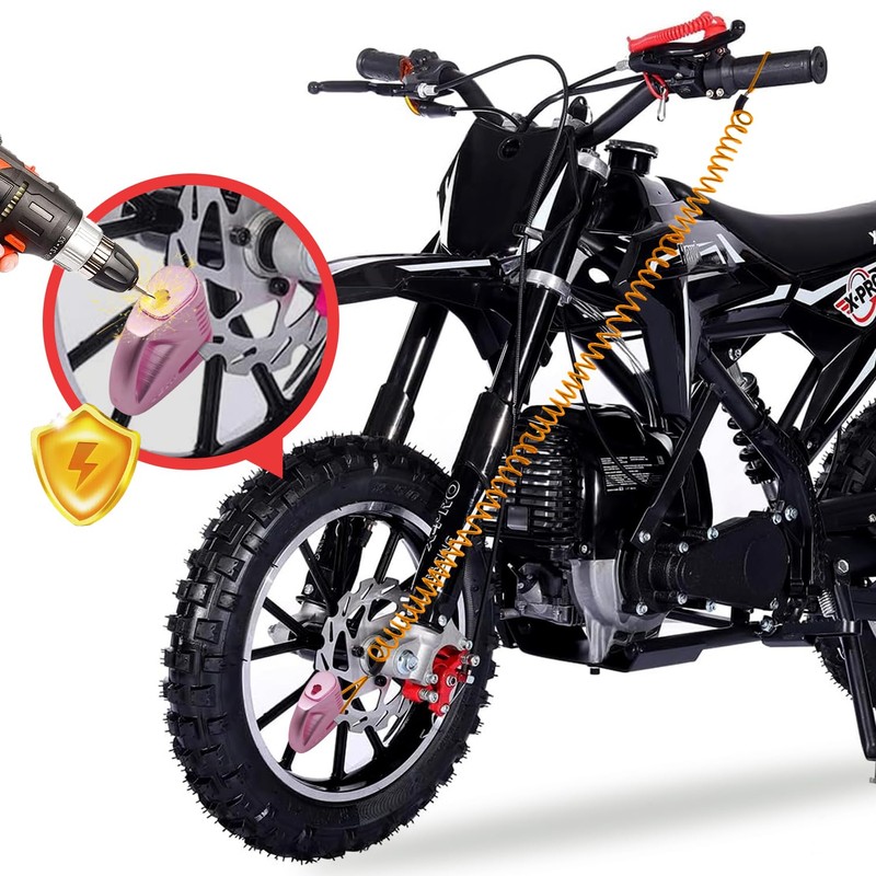 Zabunna Motorcycle Disc Brake Lock, Motorcycle Locks Anti-Theft Security Wheel