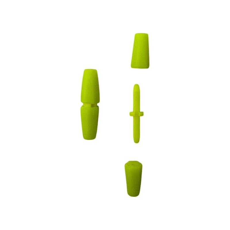 KAIRI Float Rubber Stoppers, Tangle Rods, Value Use, 15 Pairs