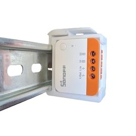 Set of 2 Adapter Brackets for Sonoff ZBMINI L2 Zigbee Smart Switch Matte DIN Rail Bracket (35 mm)