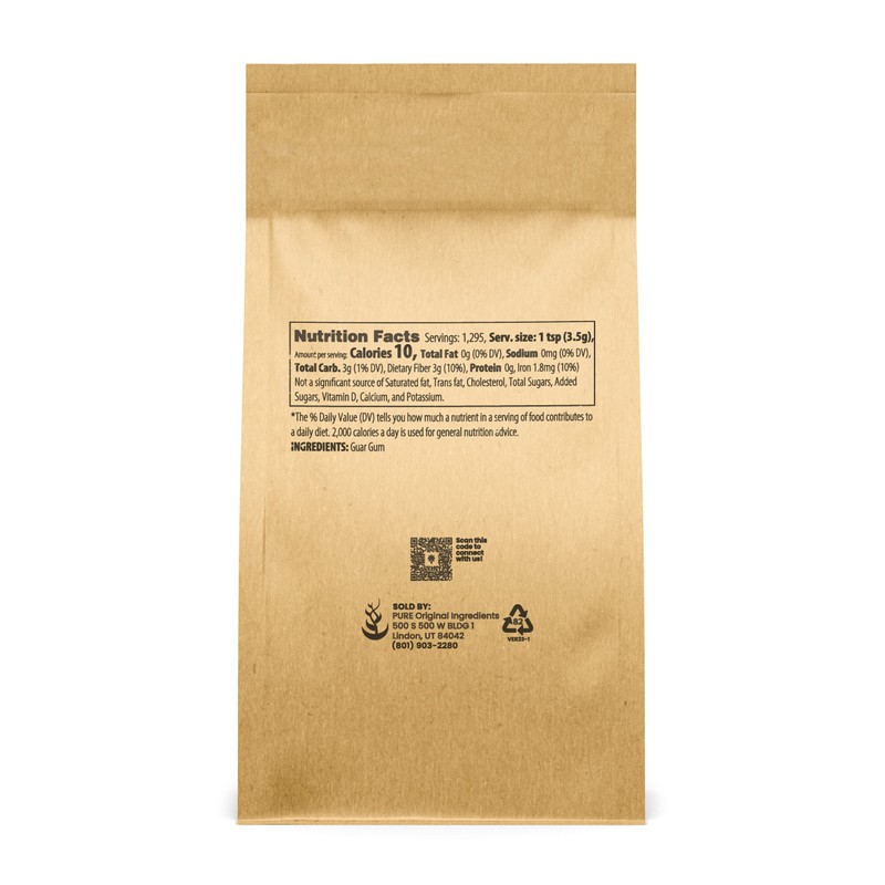Pure Original Ingredients Guar Gum (10lb) From Guar Beans, Food