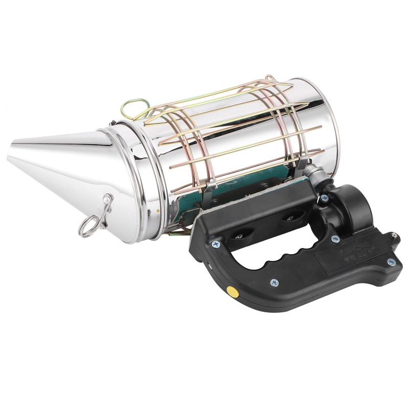 Electric Beehive Smoker 5V Stainless Steel with Heat Shield Handle