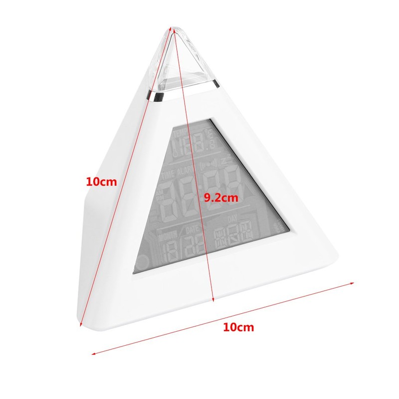 LED Color Changing Alarm Clock, Digital LCD Table Alarm Clock
