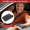 ACROPIX HYQ14ACX 314.2MHz Keyless Entry Remote Key Fob for Toyota