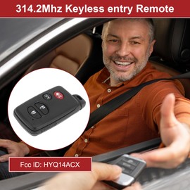 ACROPIX HYQ14ACX 314.2MHz Keyless Entry Remote Key Fob for Toyota Prius 2011-2015 4D Replacement Car Key