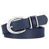 SUOSDEY Women Leather Belt for Jeans Pants, Skinny Dress Waist