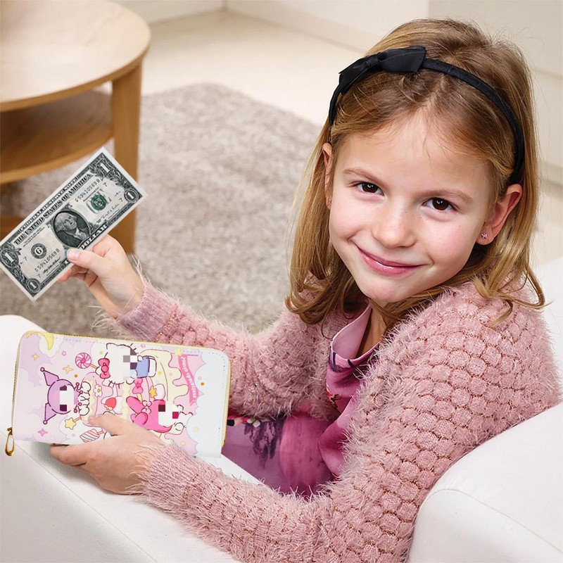 Ainvliya Children's wallet for girls, a