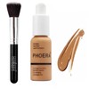 PHOERA Full Coverage Liquid Foundation 30ml for Oily Skin +