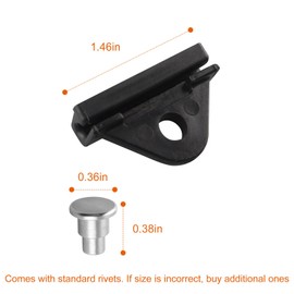 Casement Window Operator Shoe for Andersen Window Parts Replacement for Andersen Window Crank fit for Andersen Straight Arm Operator,1979 to 1989(with Rivet)