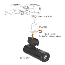 REC-MOUNTS (GP-GMOS2) Varia UT800 Light Adapter for Garmin Frixion Mount