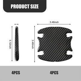 WOXJENA Car Door Handle Protective Film, Universal Paint Protection Film, Car Door Handle Protection Sticker for Recessed Grips, Door Bowl Protection, Collision Protection, Car Door Handles Protection