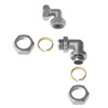 8Pcs 3/4" Equal Elbow Air line Fittings for 3/4 Inch