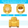 ChillWaves Brass Swing Check Valve DN32 1-1/4" Female Thread, One-Way