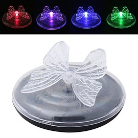 Solar Power LED RGB Color Change Floating Night Light Lamp Path Pool Pond Xmas Holiday Festival Lighting