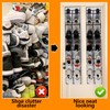 MSLOVE Narrow Over The Door Shoe Organizer, 12 Large Mesh