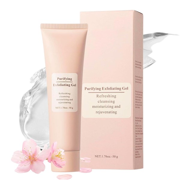 Purifying Exfoliating Face Scrub & Gel Cleanser,Gentle Exfoliating Face Wash