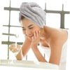 Gatuida Absorbent Hair Towel Cap for Women Quick Drying Coral