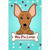 Min Pin Lover Notebook and Journal: 120-Page Lined Notebook for