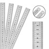 Regla de Metal Acero Inoxidable Graduada 12 Pulgadas 30 Centimetros