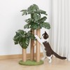 LEMONDA 31.5Inch Cat Scratching Post,Cat Scratcher Tree with 3 Scratching