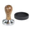 CreepyParty Coffee Tamper, 58mm Espresso Press with Mat 304 Stainless