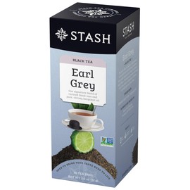 Stash Tea Earl Grey Black Tea, 6 Boxes of 30 Tea Bags Each (180 Tea Bags Total)