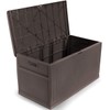 Barton Deluxe 120 Gallon Outdoor Deck Box Resin Patio Storage