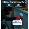 eLinkSmart Smart Cabinet Lock, Hidden No Drill Adhesive Magnetic Baby