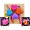 Schylling Nee Doh Squeeze Hearts & Heart Strings...Groovy, Squishy, Squeezy,