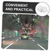 ULTECHNOVO 4 Pack White Raised Road Reflectors Emergency Driveway Markers