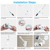 HOLACA 2-in-1 Vinyl Siding Clips for Ring Solar Panel Spotlight