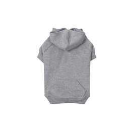 Zack & Zoey Basic Hoodie for Dogs, 20" Large, Heather Gray