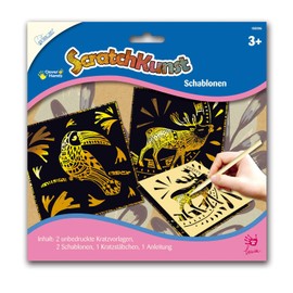 Mammut 'Scratch Art Stencils, approx. 20 x 20 cm