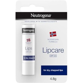 Neutrogena Lipcare Stick Norwegian Formula, for Dry and Chapped Lips, Lip Care.4.8g (Pack of 6)