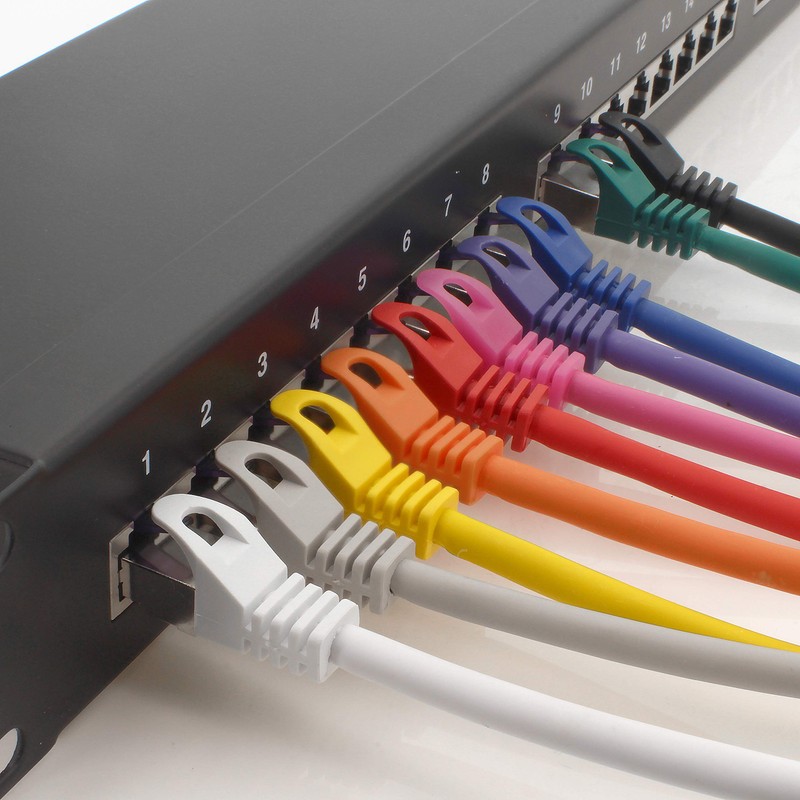 1aTTack.de 5x 2.0 M CAT7 Netzwerkkabel - 10 Gigabit -