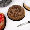 A set of 10 cardboard coloured supports for cakes and