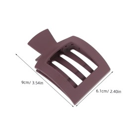 DECHOUS 4pcs Matte Square Hair Claw Clips for Women Strong Hold Accessories for Thick Thin Hair Elegant Design for Casual Formal Styling