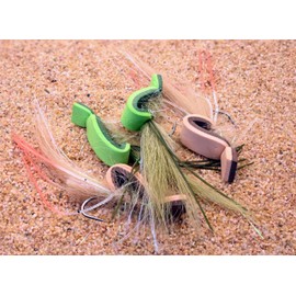 Gurgler Top Water Fly - Floating Shrimp Pattern - Great for Snook, Redfish, Tarpon and more (4ct - Assortment - Hook #2)