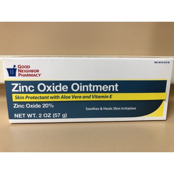 Good Neighbor Pharmacy Zinc Oxide Ointment 2 oz (2 packs)