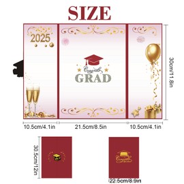 2025 Graduation Guestbook Alternative, Class of 2025 Graduation Party Decorations Guest Book, 2025 Graduation Signature Sign Congrats Grad Certificate Board College High School Students Unique Gifts