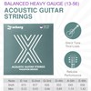 Zachary 2-Pack Rust Resistant Coated Acoustic Guitar Strings, 13-56 Medium